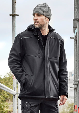 Warm and waterproof and rain proof storm softshell jacket