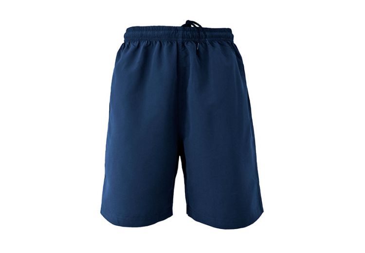 Elastic waist microfibre shorts