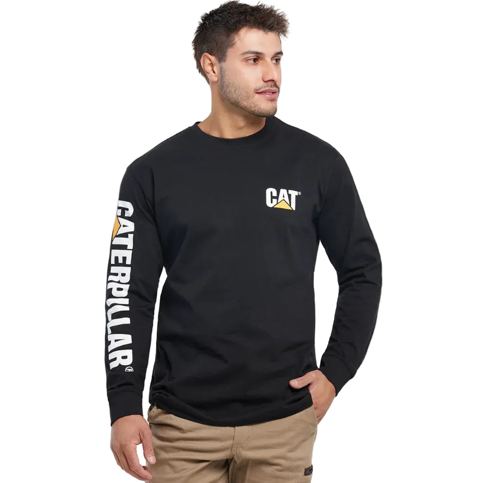 Cat Trademark Banner L/S Tee