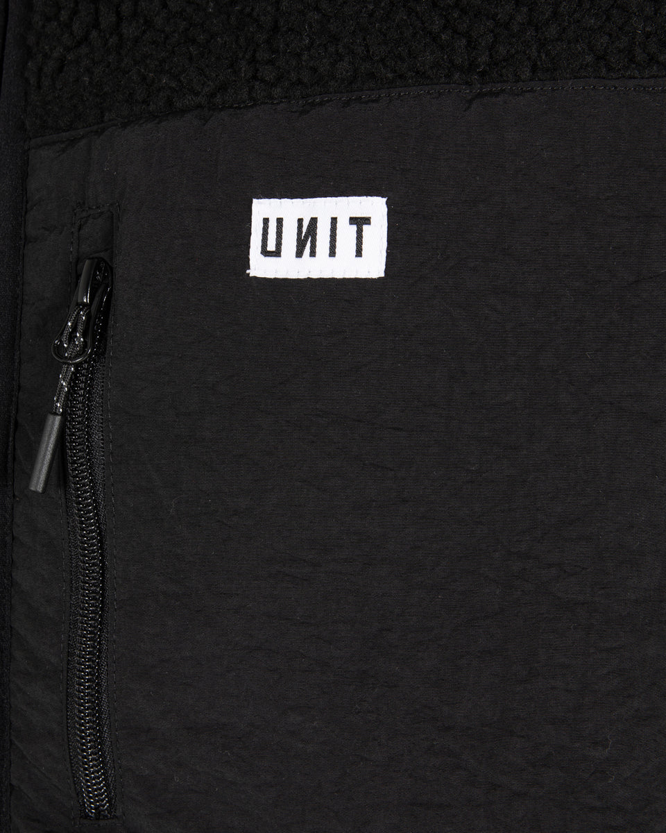 Unit Mens Teddy Fleece Jacket - District