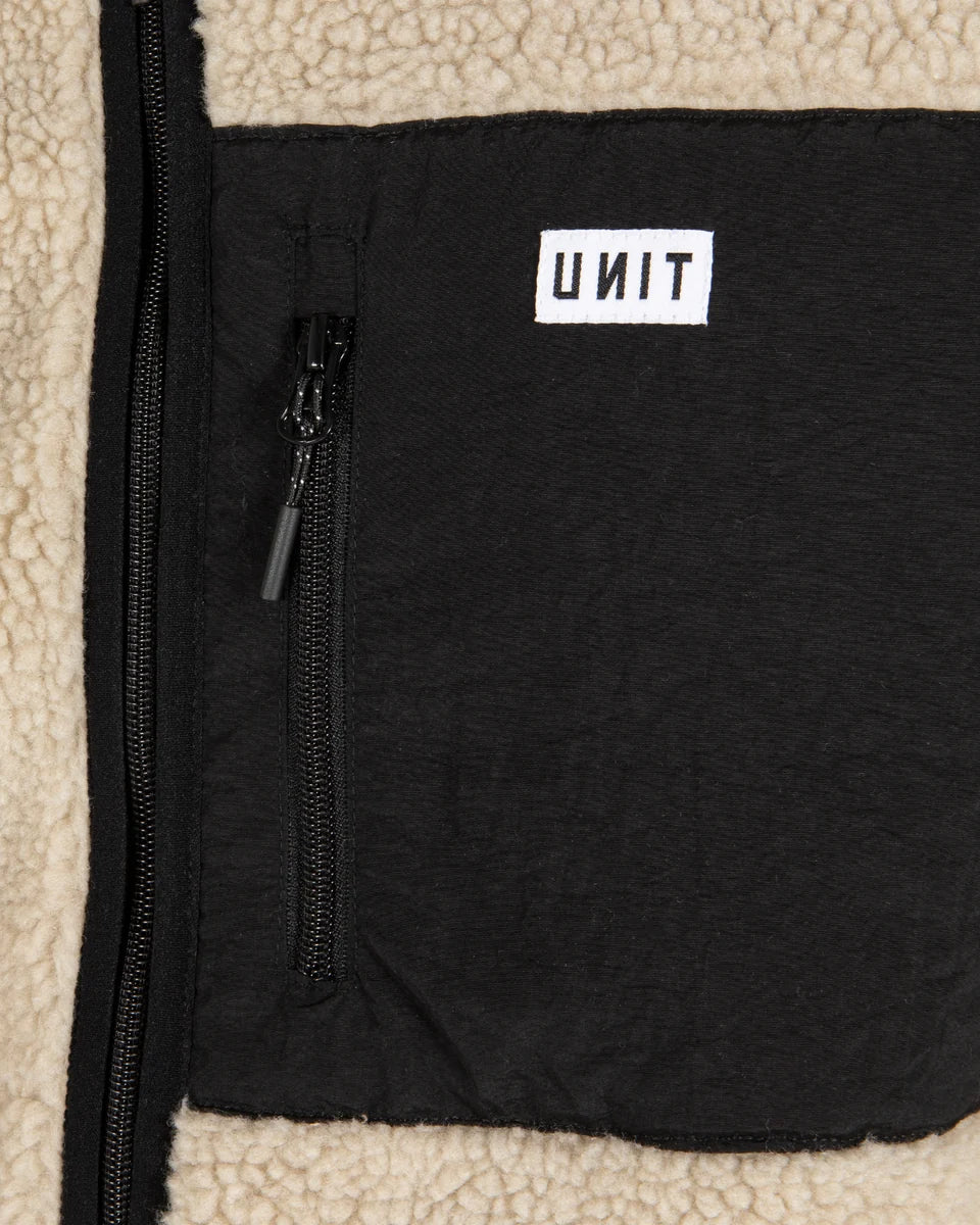 Unit Mens Teddy Fleece Jacket - Claim