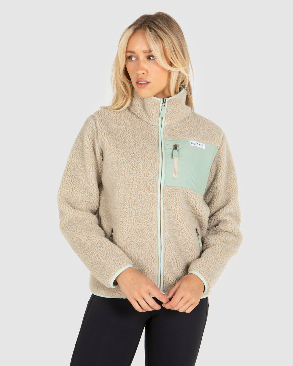 Unit Ladies Teddy Fleece Jacket - Strike
