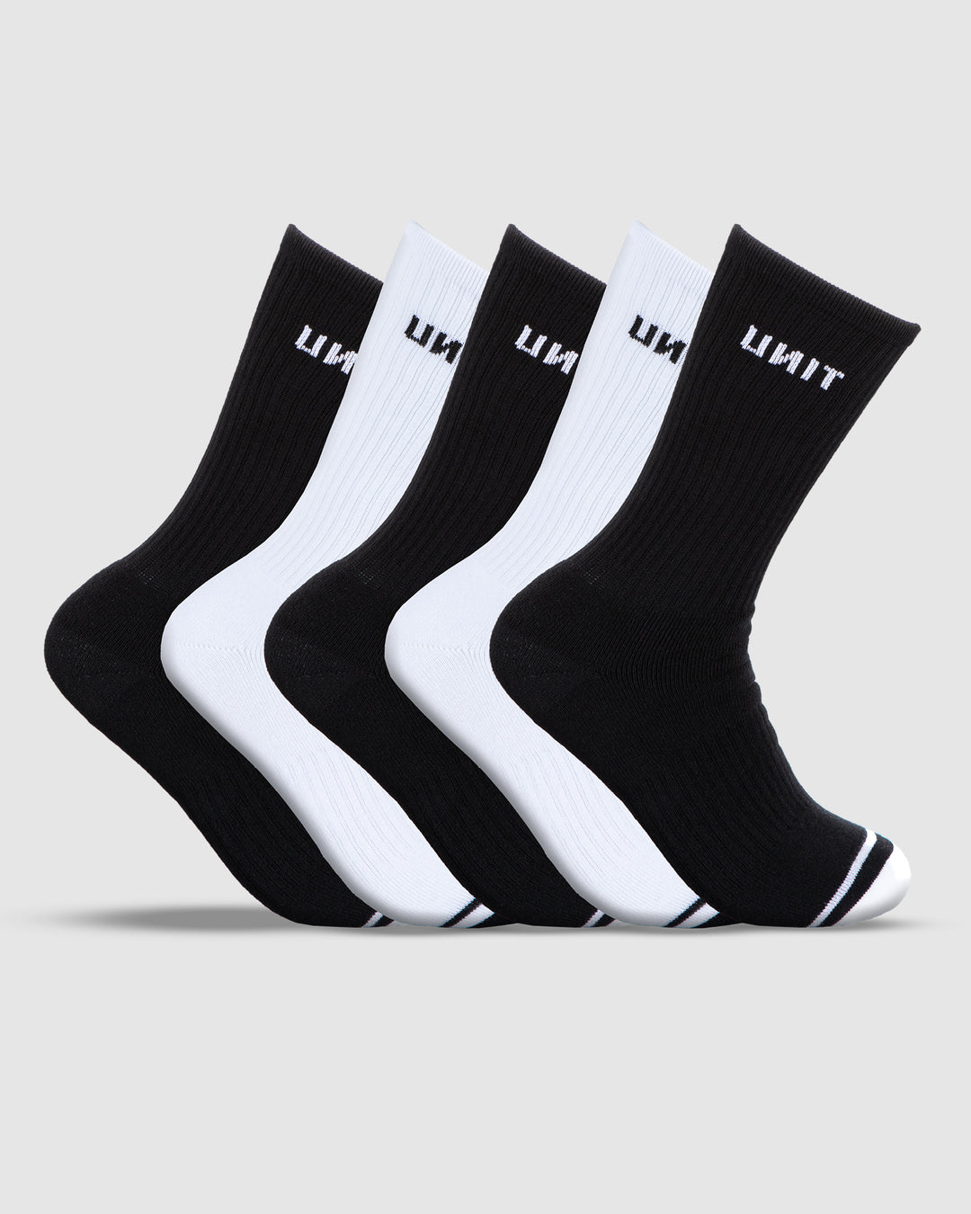 Unit Mens Socks - Bamboo Crew - 5 Pack