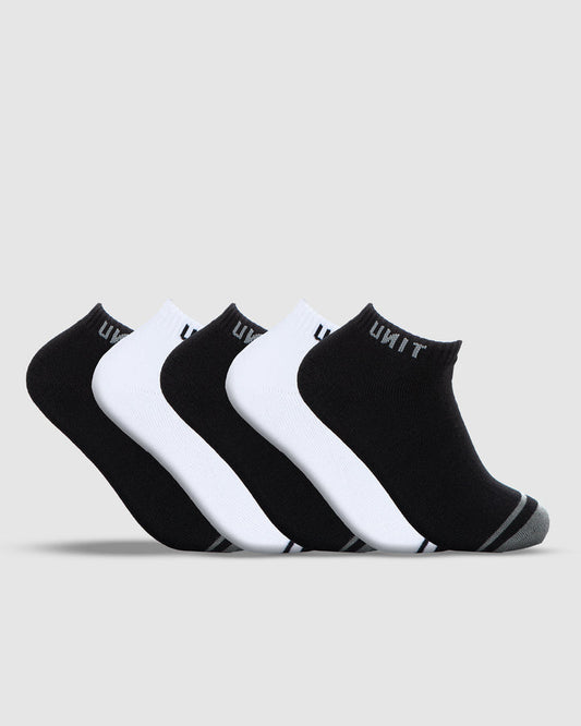 Unit Mens Socks - Bamboo Ankle - 5 Pack