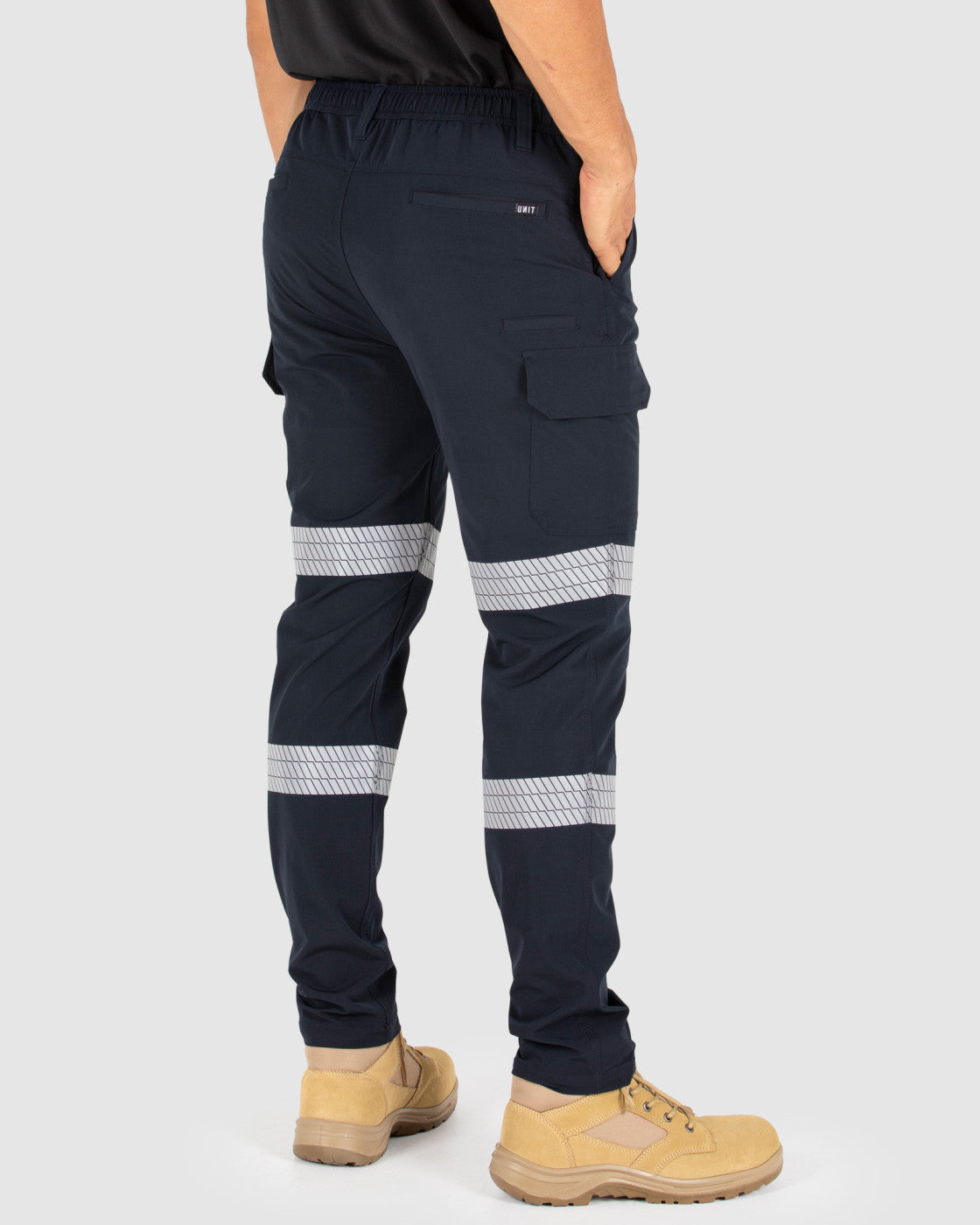 Unit Mens Cargo Pants - Reflective - Flexlite Utility