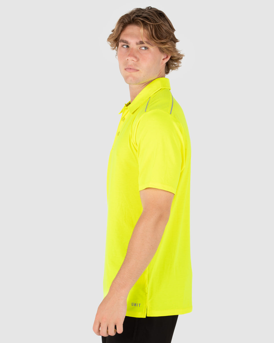 Unit Mens Polo - Hi Vis - Elite Flex