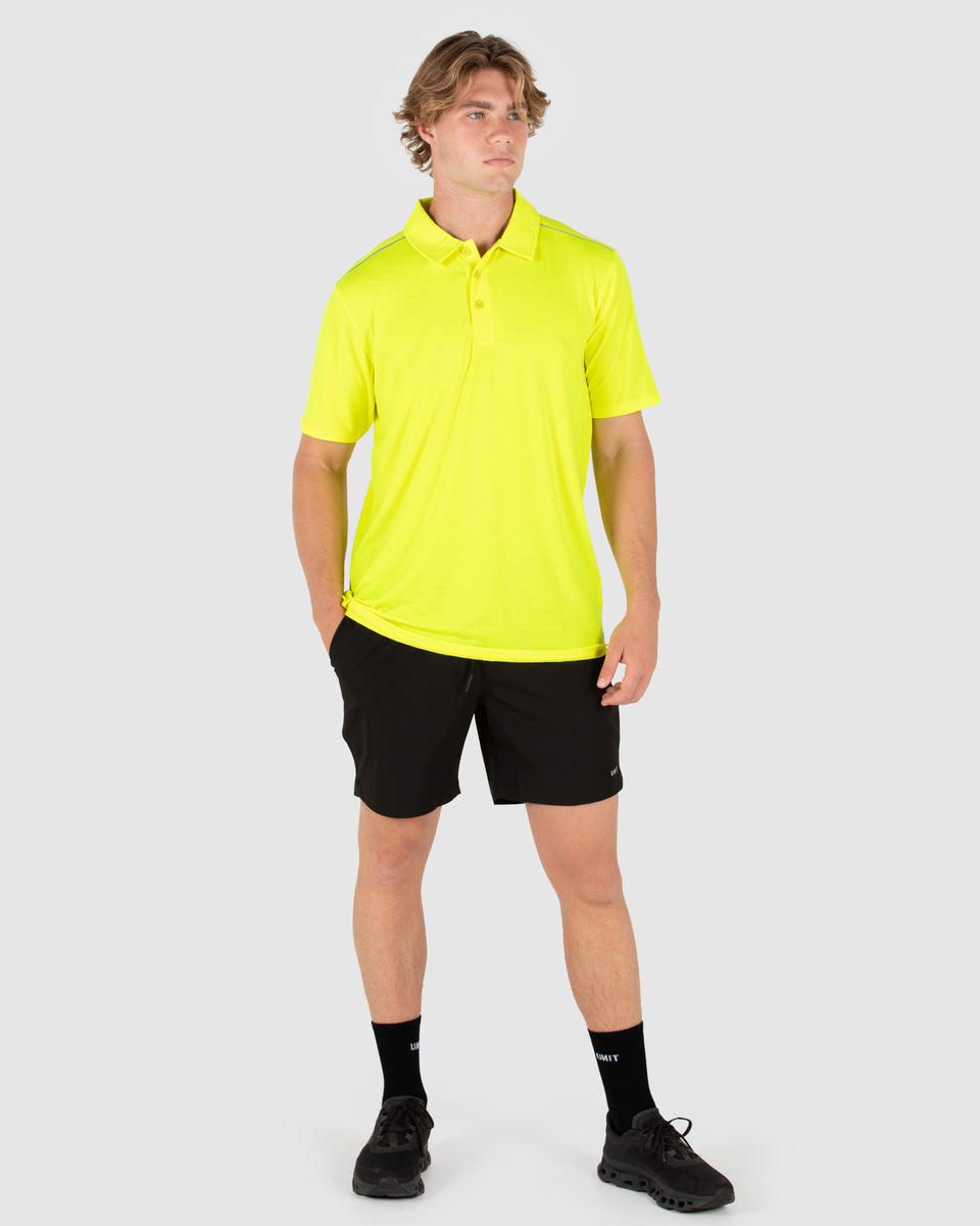 Unit Mens Polo - Hi Vis - Elite Flex