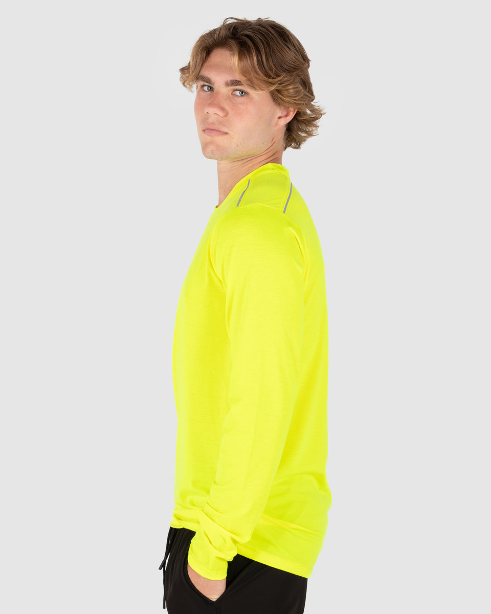 Unit Mens Tee L/S - Hi Vis - Elite Flex