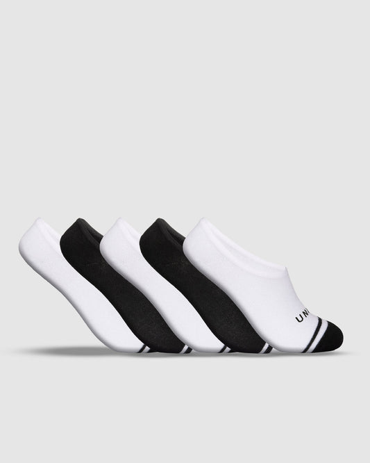 Unit Ladies Socks - Bamboo Invisible - 5 Pack
