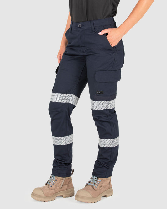 Unit Ladies Cargo Pants - Reflective - Staple