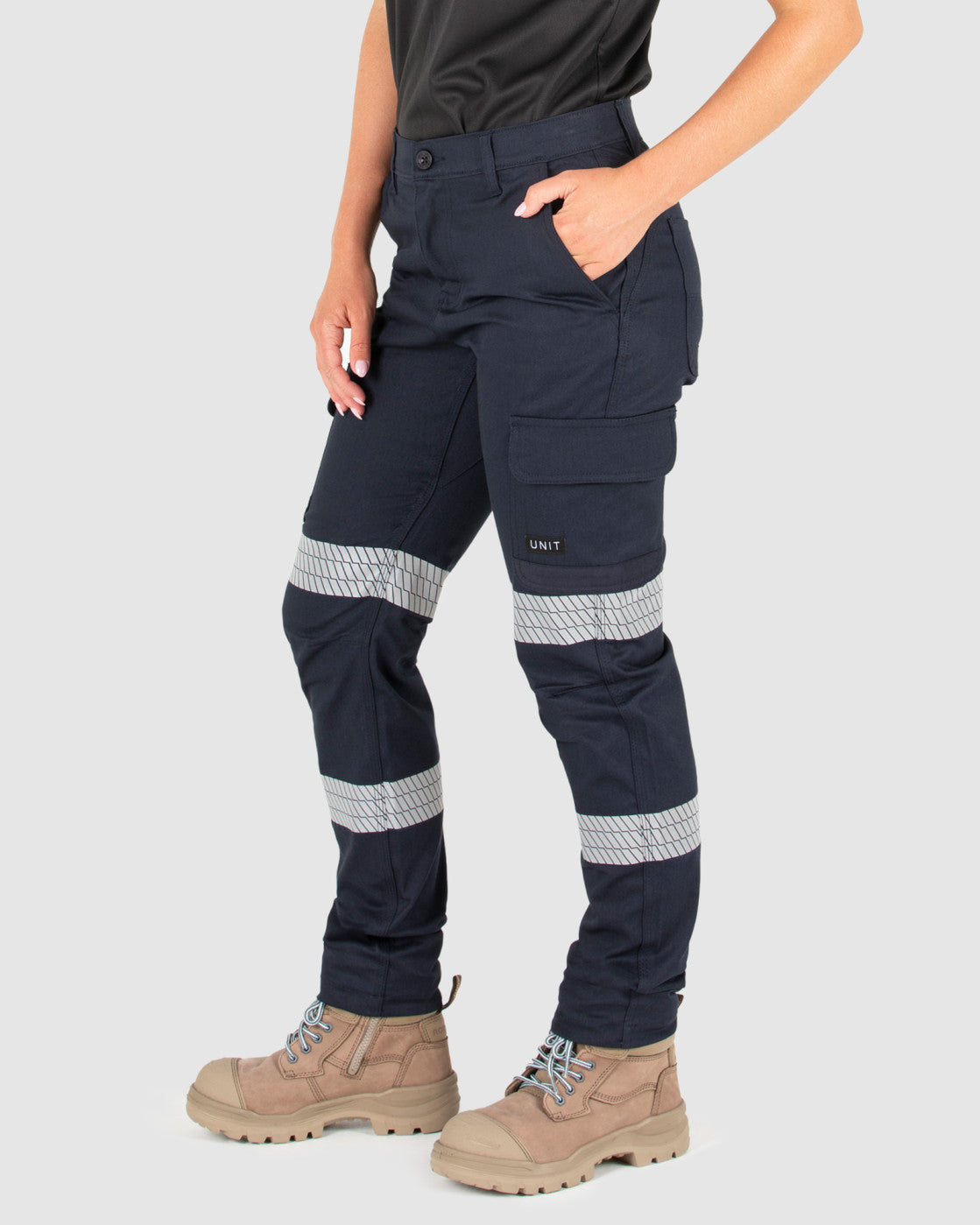 Unit Ladies Cargo Pants - Reflective - Staple