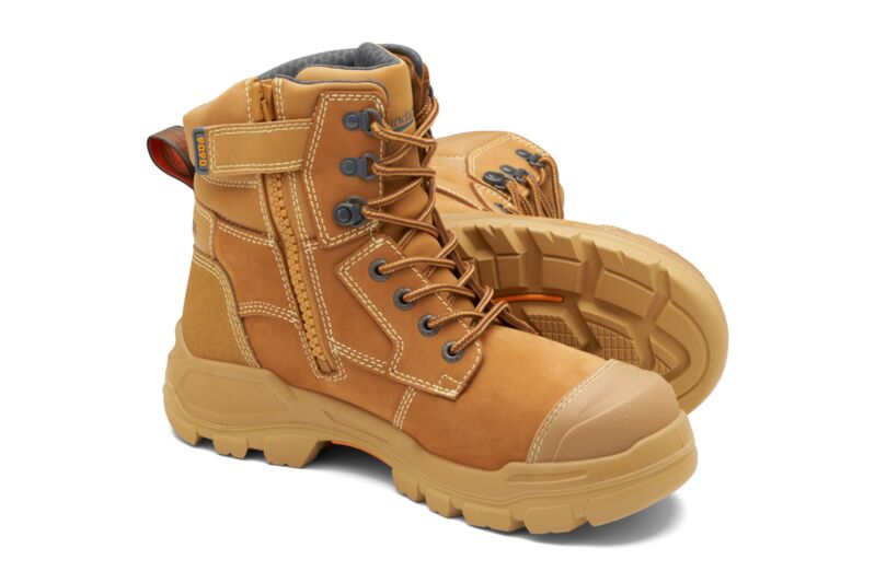 RotoFlex Max Wheat Water Resistant Zip Penetration Resistant Steel Nitrile Safety Boot