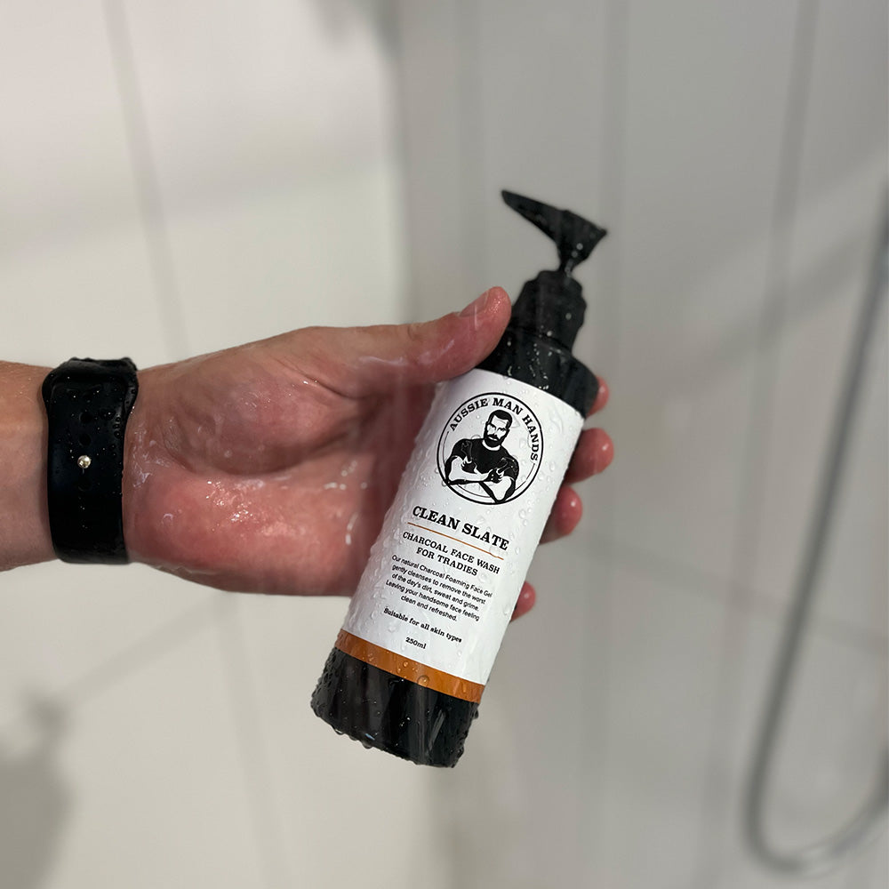 Aussie Man 250ml Clean Slate Charcoal Face Wash