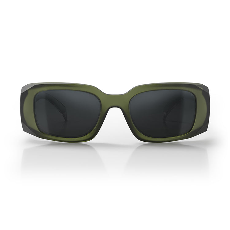 SafeStyle Auras Matte Moss Green Frame Grey Polarised Lens