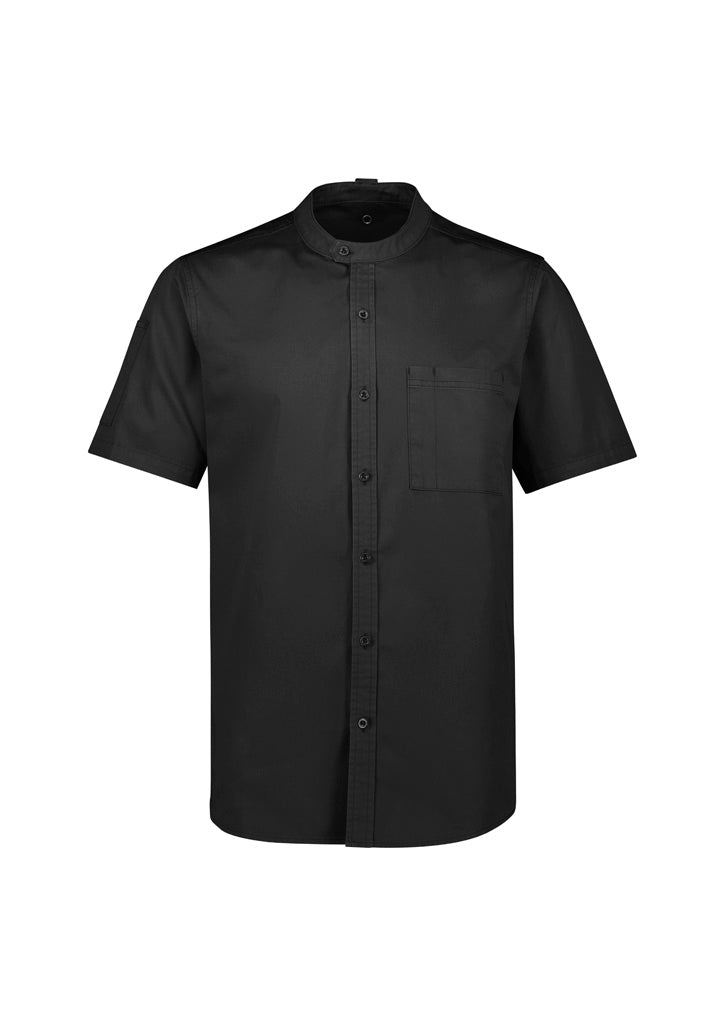 Mens Salsa Short Sleeve Chef Jacket