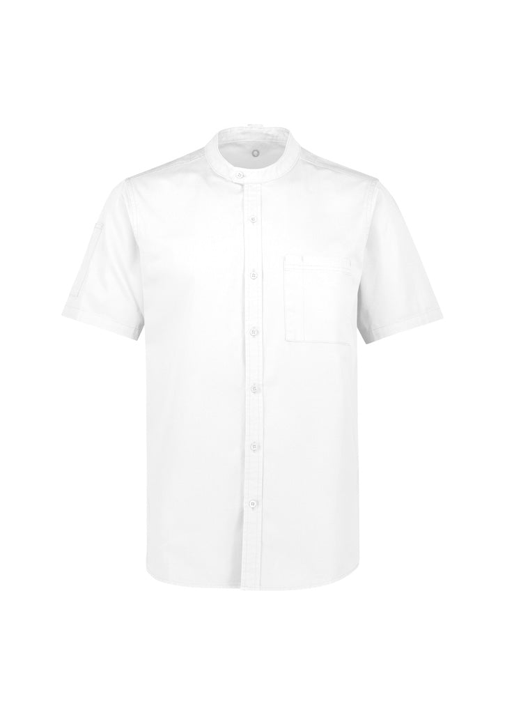 Mens Salsa Short Sleeve Chef Jacket