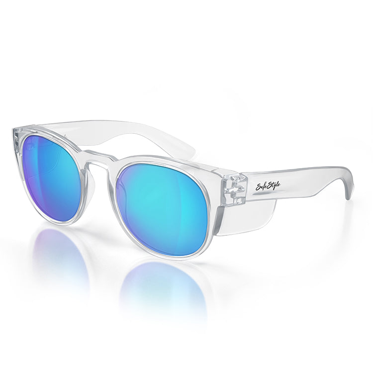 Cruisers Clear Frame/Mirror Blue Polarised UV400