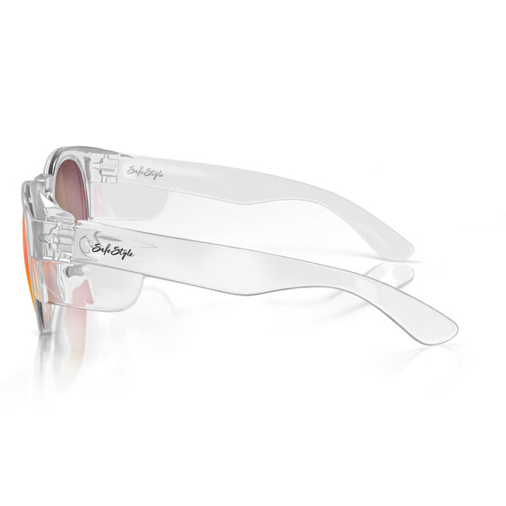 Cruisers Clear Frame/Mirror Red Polarised UV400