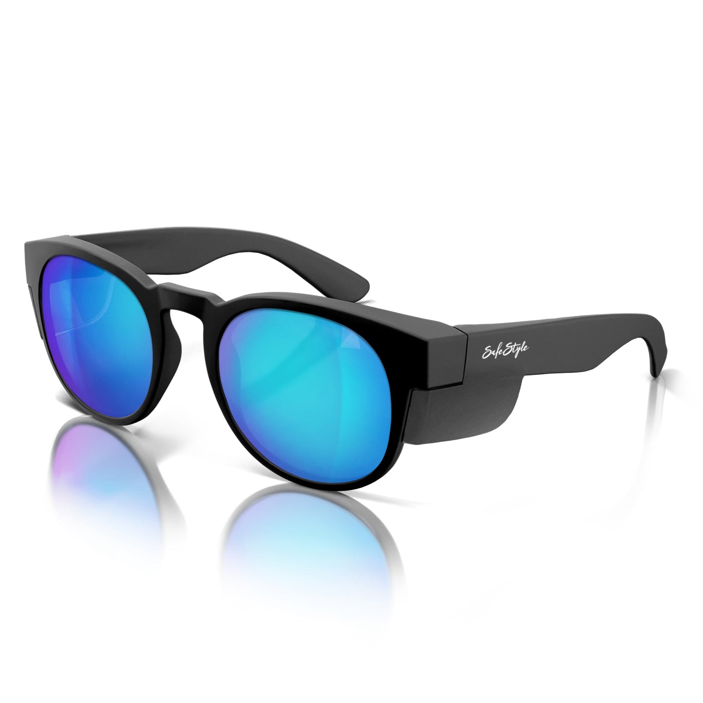 Cruisers Matte Black Frame/Mirror Blue Polarised UV400