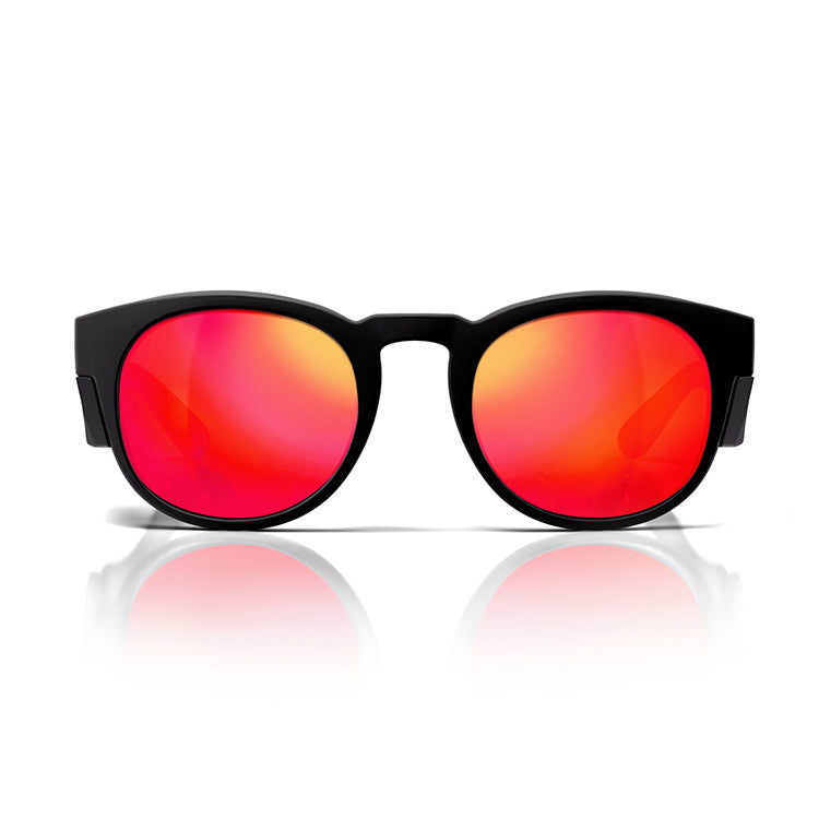 Cruisers Matte Black Frame/Mirror Red Polarised UV400
