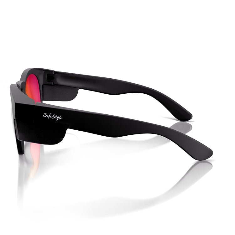 Cruisers Matte Black Frame/Mirror Red Polarised UV400