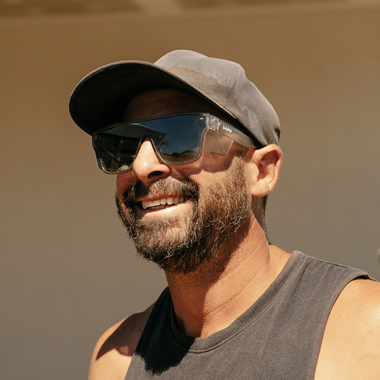 Primes Matte Graphite Frame Grey Polarised Lens