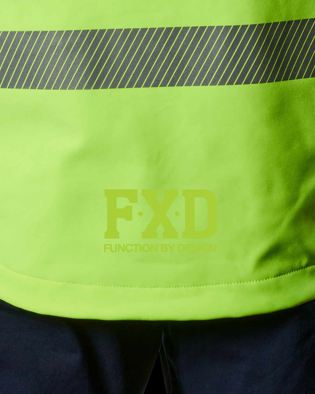 FXD WO3T Hi Vis Softshell Work Jacket