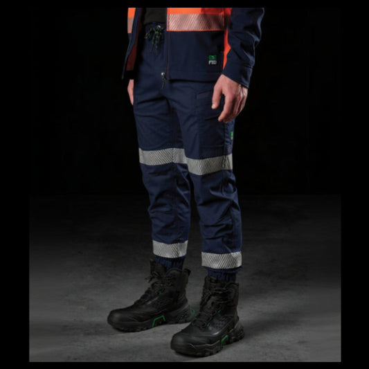 FXD Mens WP-12CT Elastic Waist Taped Cuffed Cargo Pant