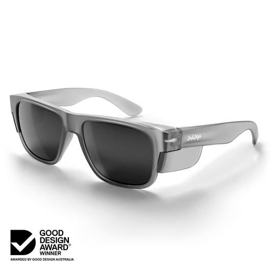 Fusions Matte Graphite Frame Grey Polarised Lens