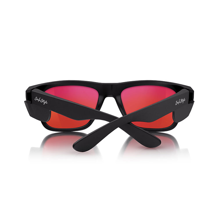 Fusions Matte Black Frame/Mirror Red Polarised UV400