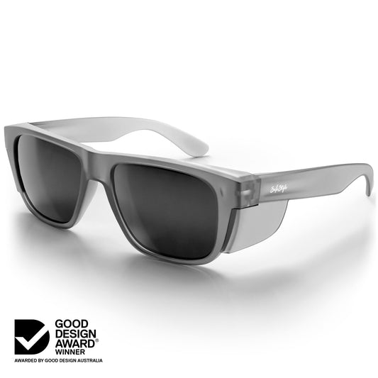 Fusions XL Matte Graphite Frame Grey Polarised Lens