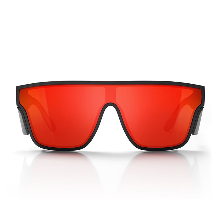 Primes Matte Black Frame/ Red Reflectors Lens