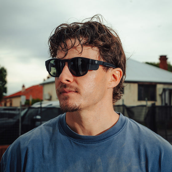 Cruisers Performance Matte Black Frame Grey Polarised Lens