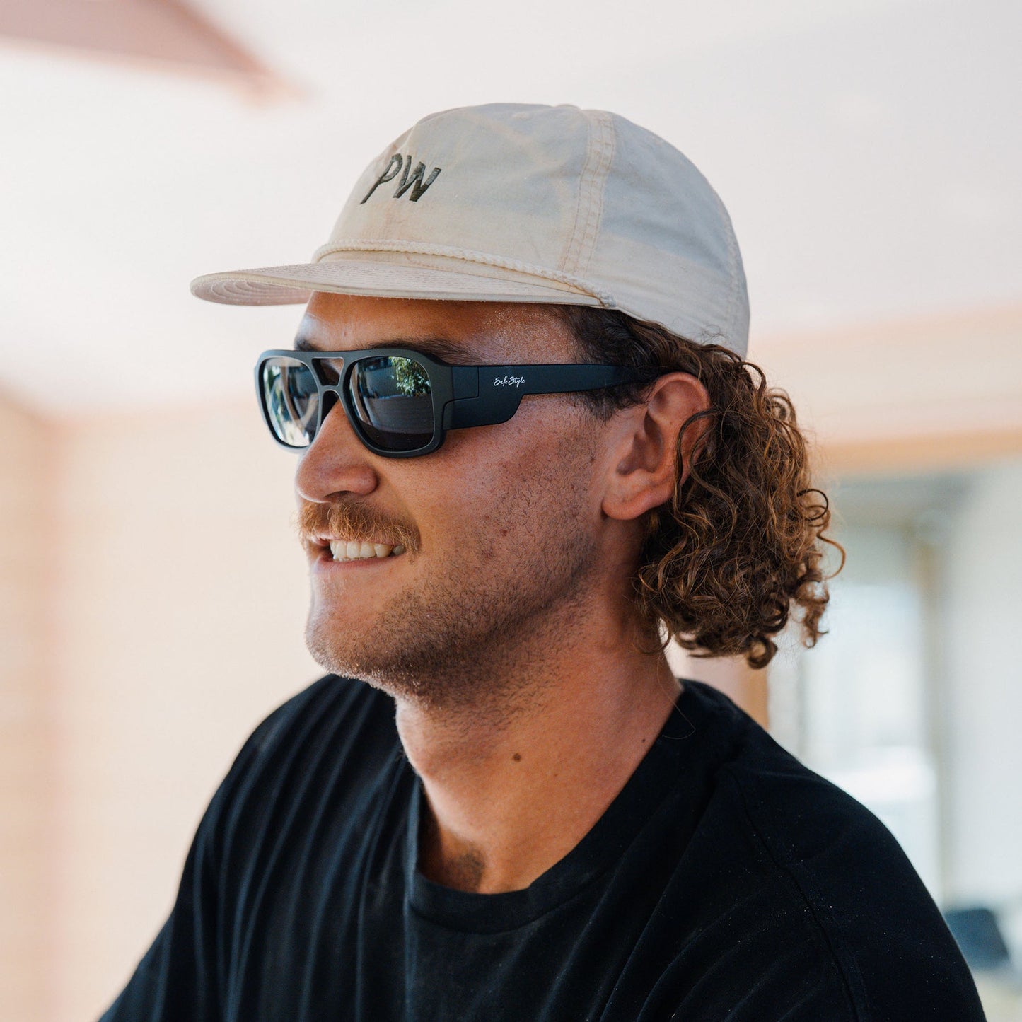 Skylines Matte Black Frame Grey Polarised Lens