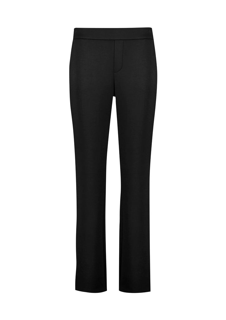 Womens Scuba Ponte Mide Rise Stretch Waist Pant