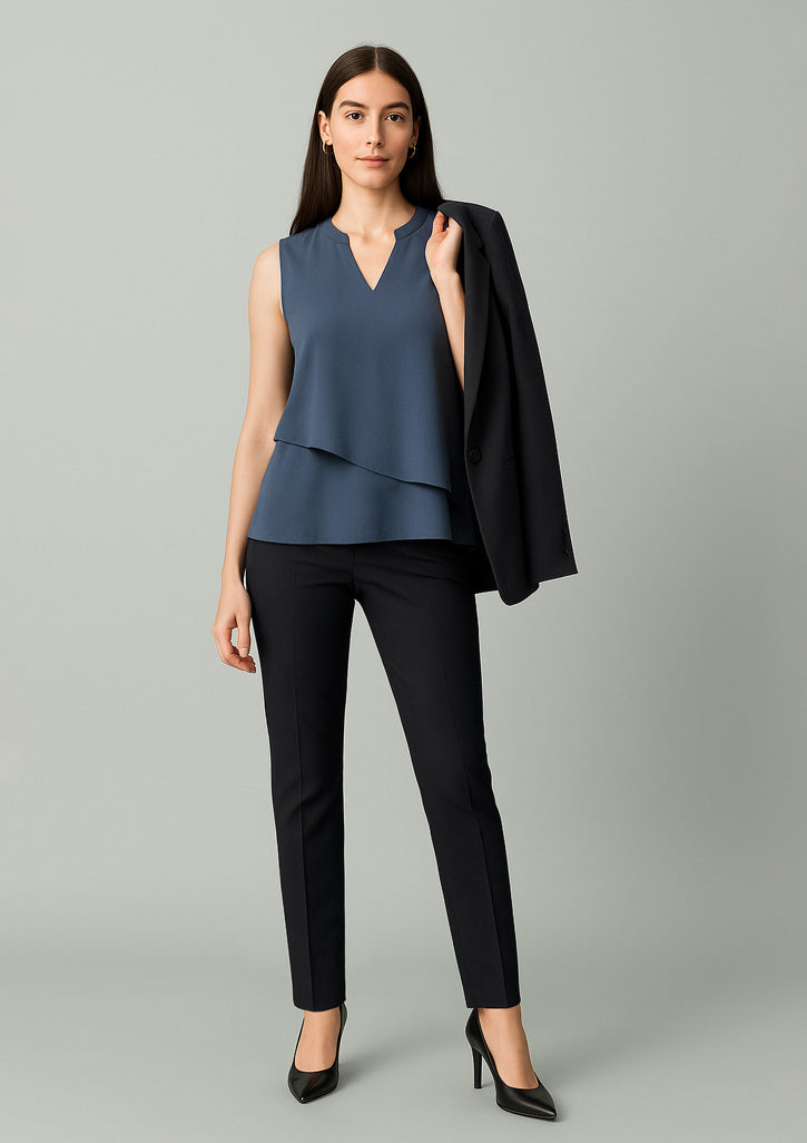 Womens Renew Mid Waist Slim Leg Pant