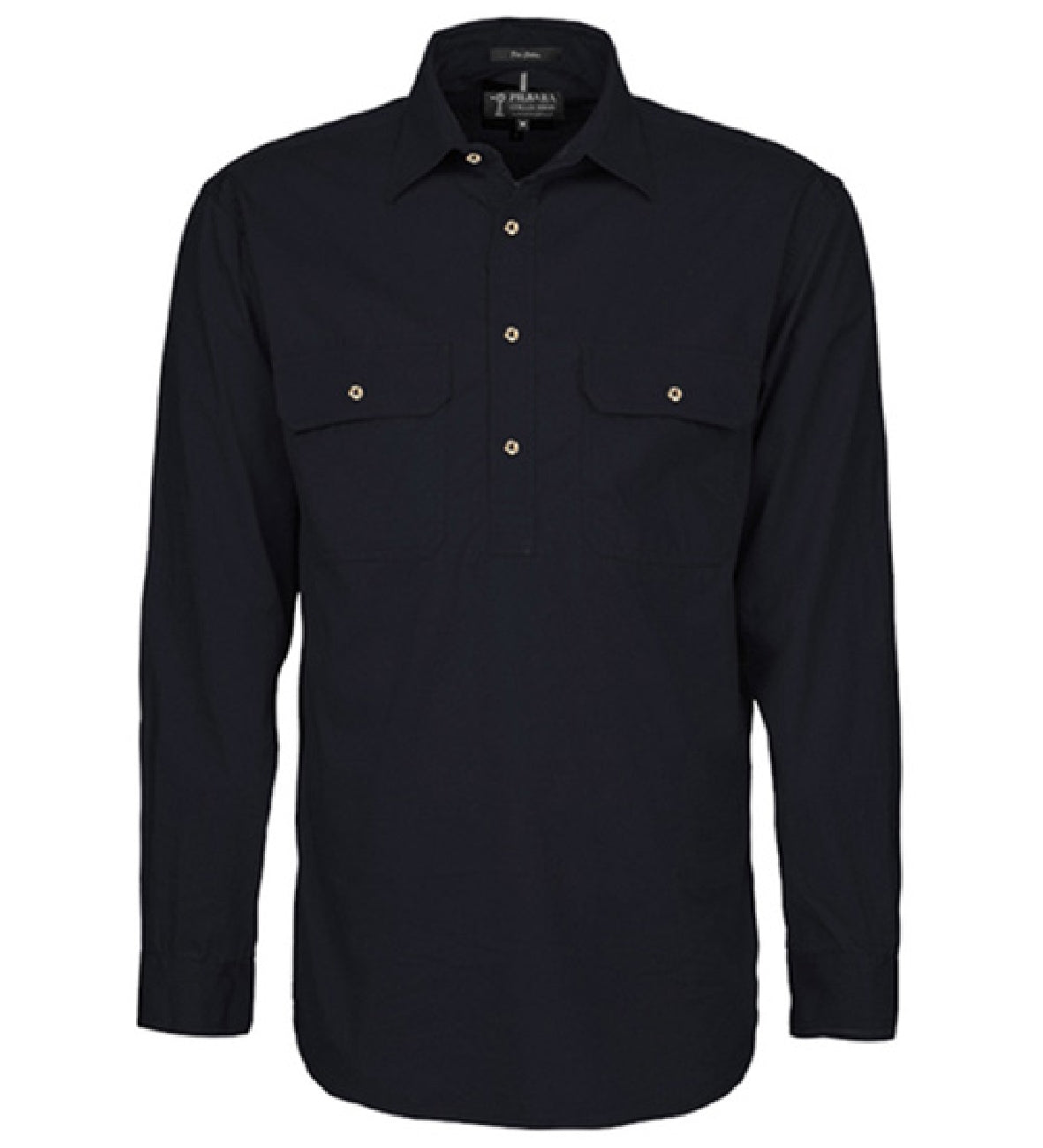 Pilbara Shirt Mens Closed Front Long Sleeve Shirt