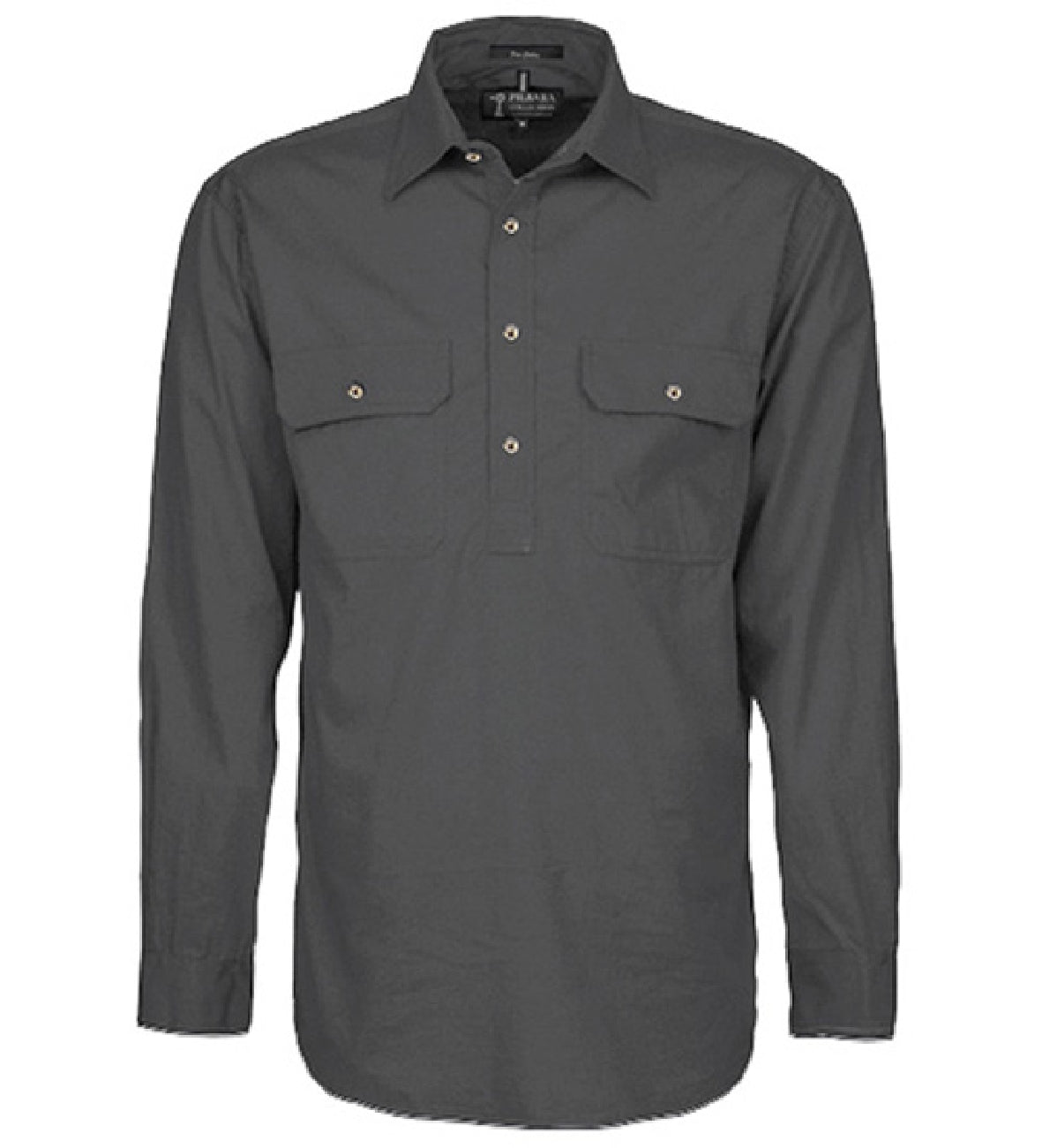 Pilbara Shirt Mens Closed Front Long Sleeve Shirt