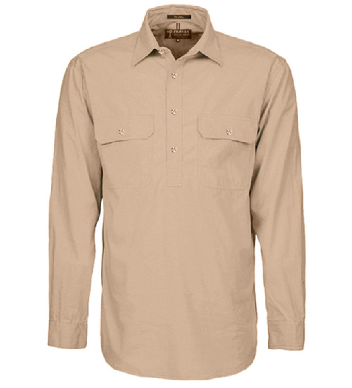 Pilbara Shirt Mens Closed Front Long Sleeve Shirt