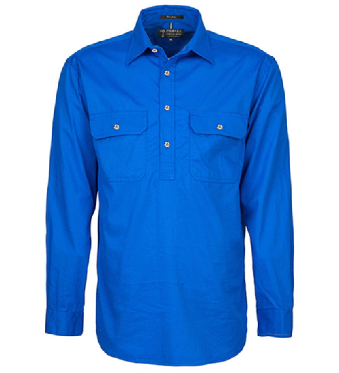 Pilbara Shirt Mens Closed Front Long Sleeve Shirt