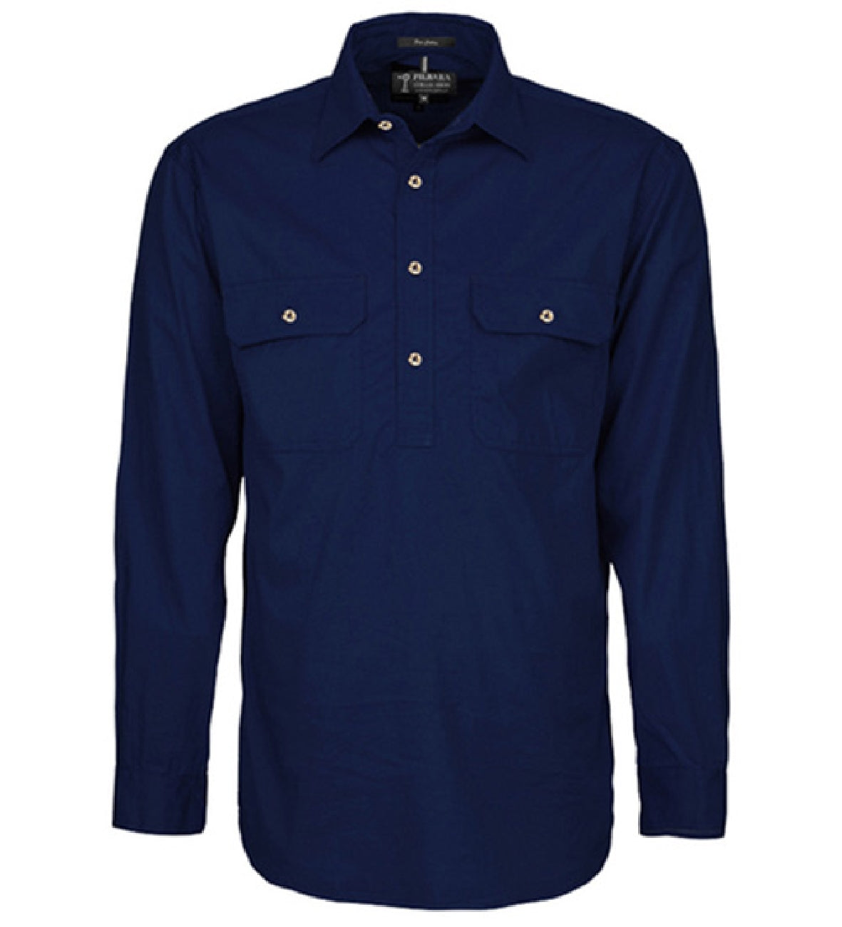 Pilbara Shirt Mens Closed Front Long Sleeve Shirt
