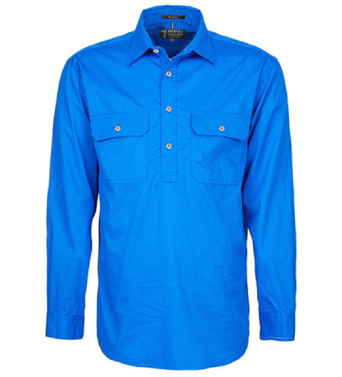 Pilbara Shirt Mens Closed Front Long Sleeve Shirt