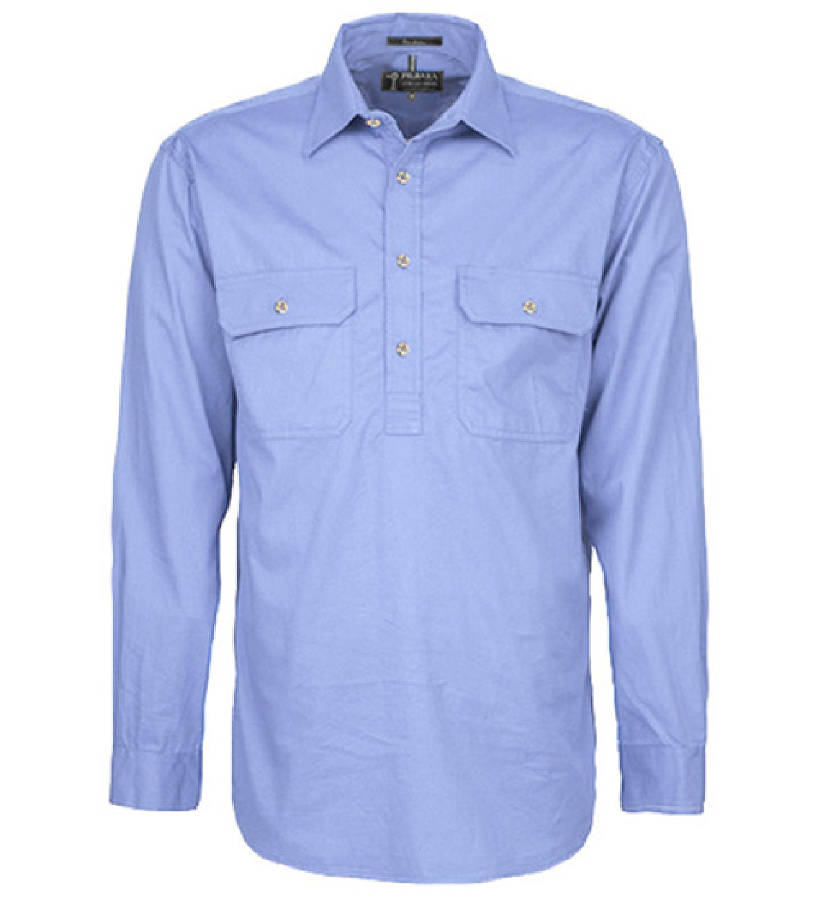 Pilbara Shirt Mens Closed Front Long Sleeve Shirt