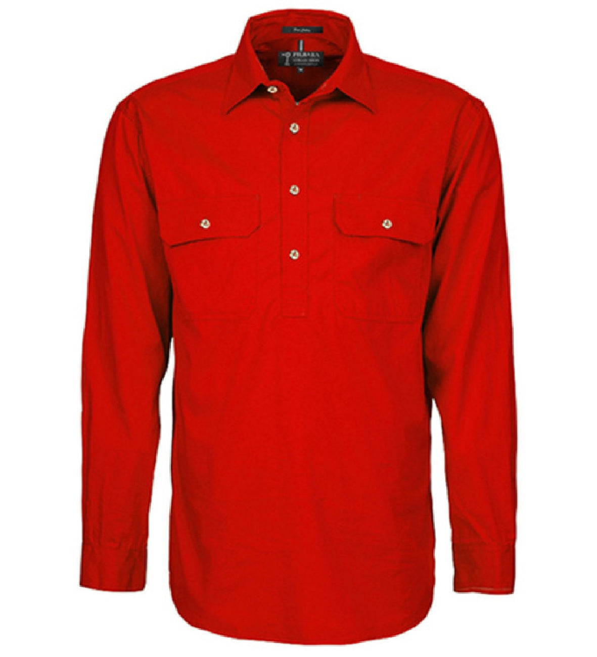 Pilbara Shirt Mens Closed Front Long Sleeve Shirt