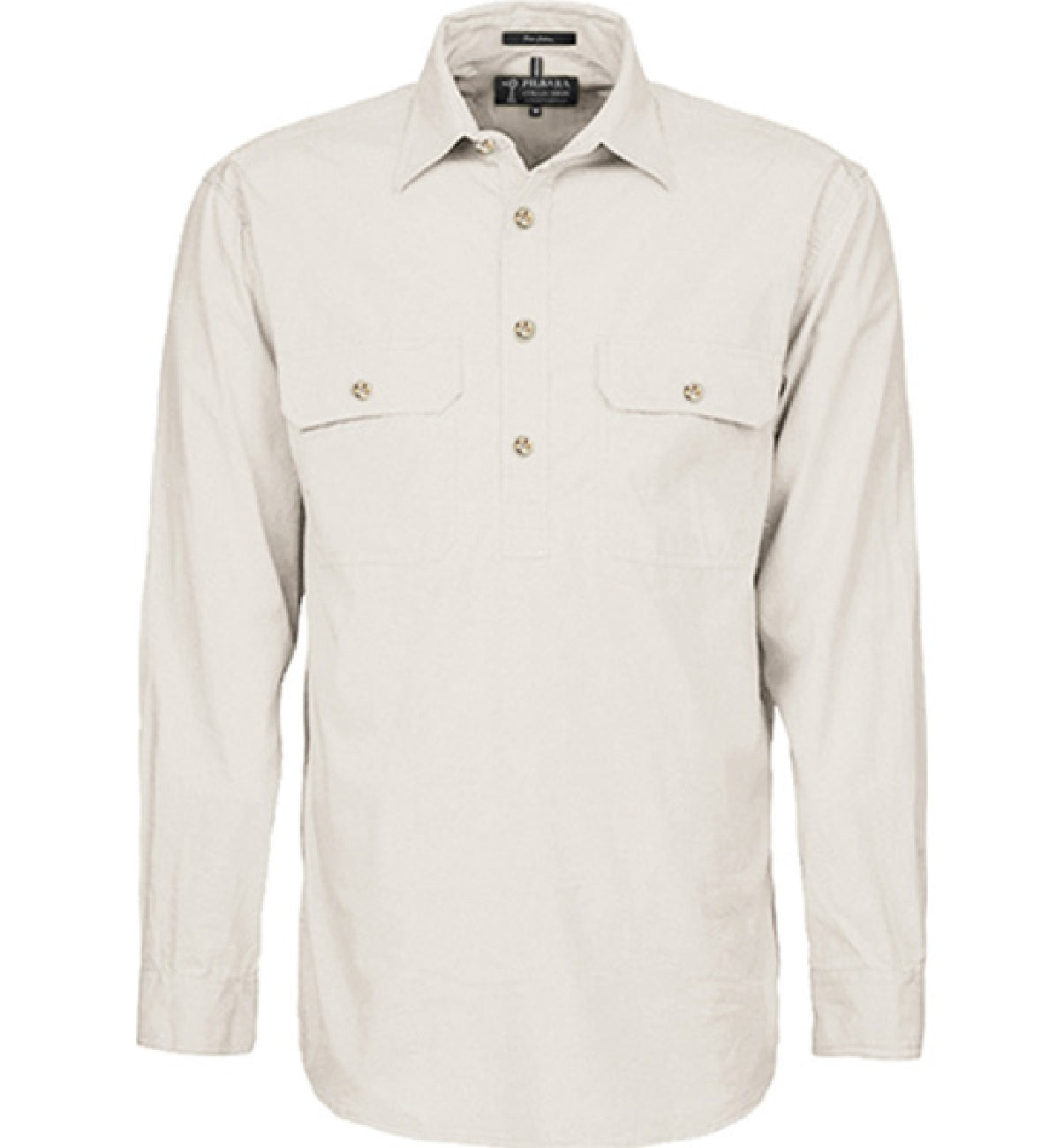 Pilbara Shirt Mens Closed Front Long Sleeve Shirt