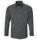 Pilbara Shirt Mens Open Front Long Sleeve Shirt