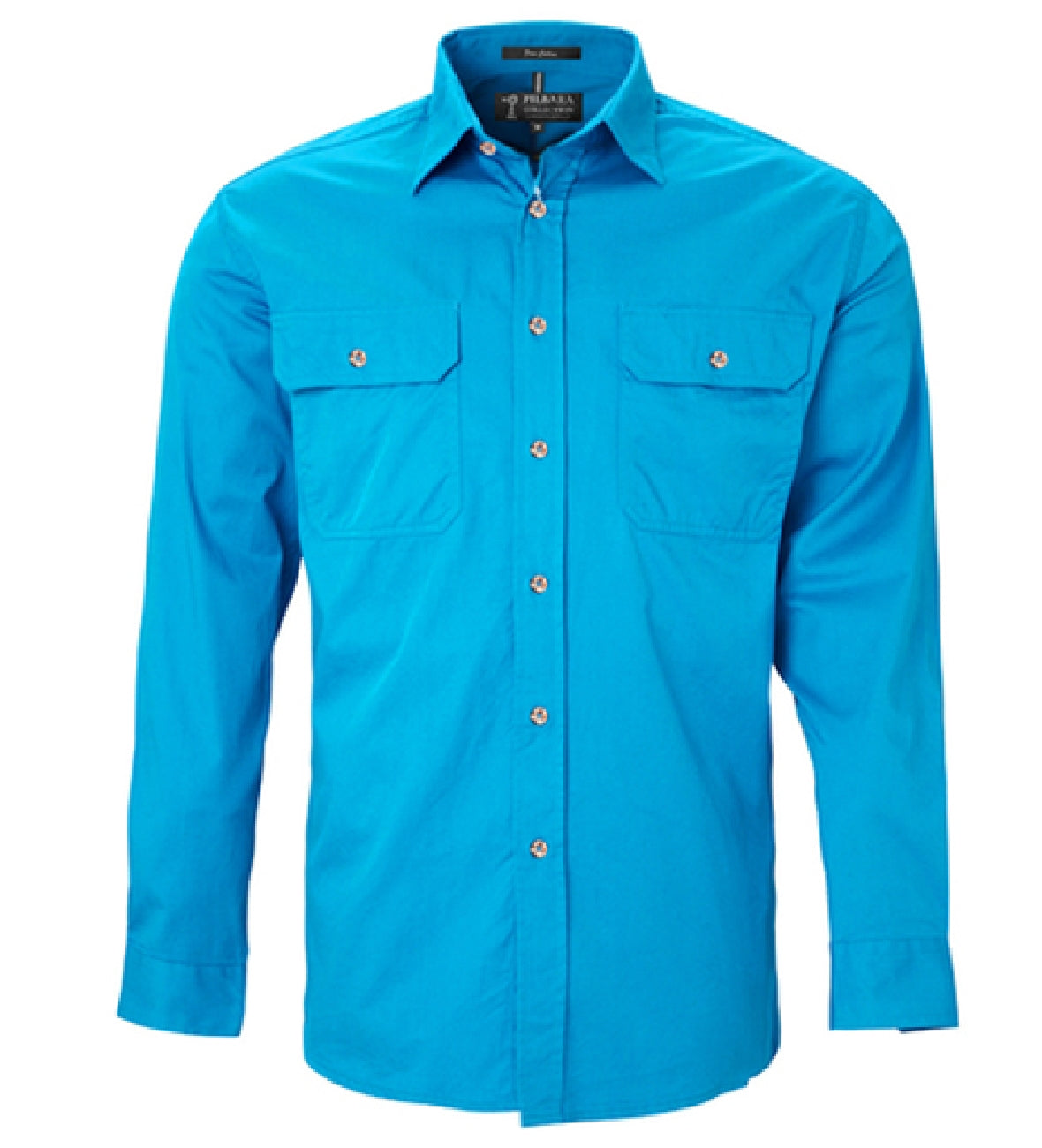 Pilbara Shirt Mens Open Front Long Sleeve Shirt