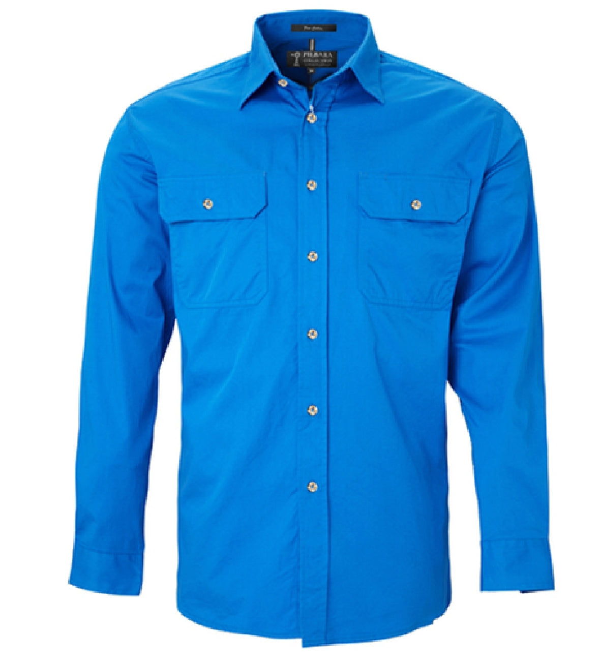 Pilbara Shirt Mens Open Front Long Sleeve Shirt