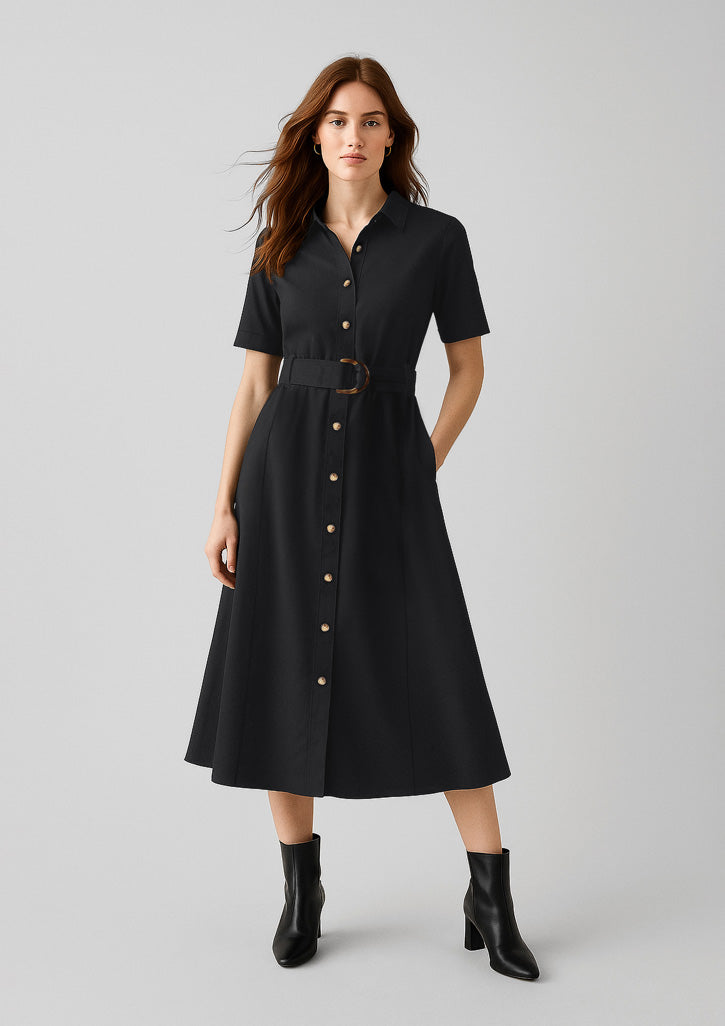 Biz Corp Womens Adele Midi Dress