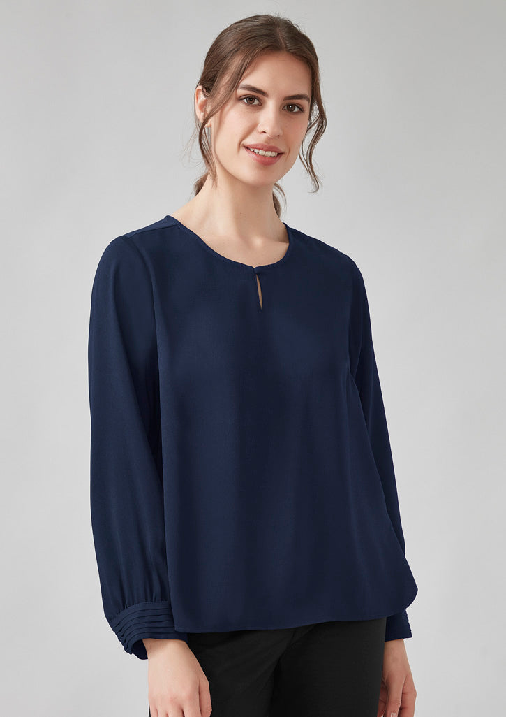Womens Evelyn Long Sleeve Blouse